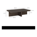 Folke - Rectangular Coffee Table - Dark Brown - Moe's Home Collection - Coffee Tables - Elite Enclave Home