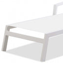 Modern Aluminum Chaise Lounges (Set of 2) - White