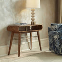 Ledger - Mid-Century Console Table - Woodtone - Uttermost - Console Tables- Elite Enclave Home