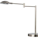 Metal Desk Table Lamp With Shade - Silver