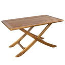 Solid Wood Folding Outdoor Picnic Table - Brown