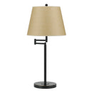 Metal Table Lamp With Tan Empire Shade - Bronze - HomeRoots - Table Lamps - Elite Enclave Home