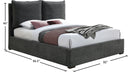 Misha - Bed - Meridian Furniture - Upholstered Beds - Elite Enclave Home