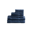 Adrien - 6 Piece Towel Set - Blue