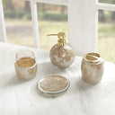 Mosaic - 4 Piece Set Bath Accessory - Gold - Madison Park - Accessories Sets - Elite Enclave Home