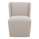 Cormac - Rolling Dining Chair - Warm Sand - Moe's Home Collection - Side Chairs - Elite Enclave Home