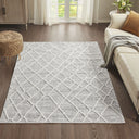 Ashley - 5' x 7' Terni Pebble Indoor Area Rug - Gray / Cream - Madison Park - Area Rugs - Elite Enclave Home