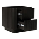Povera - Nightstand - Black - Moe's Home Collection - Accent Nightstands - Elite Enclave Home