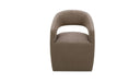 Barrow - Rolling Dining Chair - Soft Taupe / Tan - Moe's Home Collection - Arm Chairs - Elite Enclave Home