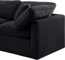 Indulge - Velvet 3 Seat Modular Sofa - Meridian Furniture - Stationary Sectionals - Elite Enclave Home
