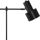 Metal Round USB Table Lamp With Black Drum Shade - Black - HomeRoots - Table Lamps - Elite Enclave Home