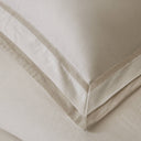 Linen Blend - King/California King Duvet Cover Set - White/Gold - Harbor House - Duvet Covers & Shams - Elite Enclave Home