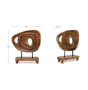 Saddler - Sculpture - Natural Acacia - Moe's Home Collection - Sculptures & Figurines - Elite Enclave Home