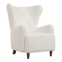 Ingel - Wingback Armchair - White - Uttermost - Wingback Chairs - Elite Enclave Home
