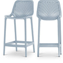 Mykonos - Outdoor Patio Stool (Set of 2) - Meridian Furniture - Stool Sets - Elite Enclave Home