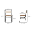 Posta - Dining Chair - Brown / Beige - Moe's Home Collection - Side Chairs - Elite Enclave Home