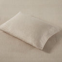 Oversized Cotton Flannel - 4 Piece Sheet Set - Beige