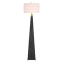 Lathey - Tapered Floor Lamp - Black - Uttermost - Floor Lamps- Elite Enclave Home