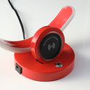 Contempo C Shape LED With USB Desk or Table Lamp - Red
