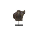 Victor - Cast Aluminum Sculpture - Dark Green Patina / Brown - Moe's Home Collection - Sculptures & Figurines - Elite Enclave Home