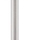 Two Light Traditional Shaped Floor Lamp With White Rectangular Shade - Chrome - HomeRoots - Floor Lamps - Elite Enclave Home