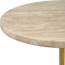 Malya - Travertine Accent Table - Beige - Uttermost - Accent Tables- Elite Enclave Home