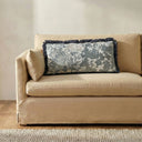 Yasmin - Lumbar Cushion Tapestry - Blue / Gray - Moe's Home Collection - Accent Pillows - Elite Enclave Home