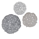 Rossi - Feather Painted Round Wall Decor (Set of 3) - Gray - Madison Park - Wall Decor - Elite Enclave Home