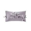 Sakura Blossom - Embroidered Oblong Decorative Pillow - Lilac - N Natori - Throw Pillows - Elite Enclave Home