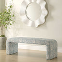 Amie - Bench - Spa Blue - Uttermost - Upholstered Benches - Elite Enclave Home