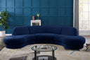 Rosa - Sectional - Meridian Furniture - Stationary Sectionals - Elite Enclave Home