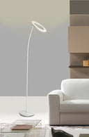 73" LED Torchiere Floor Lamp - White - HomeRoots - Floor Lamps - Elite Enclave Home