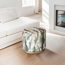 Zoe - Oval Accent Ottoman - Multi - Chapel Hill - Upholstered Ottomans - Elite Enclave Home