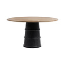Lunen - 55" Round Dining Table - Soft Reef Noir - Classic Home - Dining Tables - Elite Enclave Home