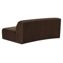 Naomi - Convex Sofa - Dark Brown - Moe's Home Collection - Stationary Sofas - Elite Enclave Home