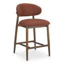 Ellie - Counter Stool - Rust - Moe's Home Collection - Counter Height (24" - 27") - Elite Enclave Home