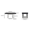 Mako - Desk - Black - Moe's Home Collection - Writing Desks - Elite Enclave Home