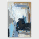 Construct - 48" x 72" Painting Art by Buddy Whitlock - Blue