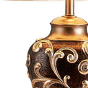 Ancient Baroque Styled Table Lamp - Gold