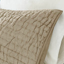 Serene - King Hand Quilted Coverlet Set - Linen