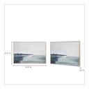 Shoreline - Framed Painting - White - Moe's Home Collection - Framed Prints - Elite Enclave Home