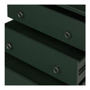 Reagan - 3 Drawer Nightstand - Deep Green - Moe's Home Collection - Accent Nightstands - Elite Enclave Home