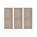 Twilight Mystere - 100% Hand Brush Embellished Canvas (Set of 3) - Blush / Gray - Madison Park - Canvas Art Sets - Elite Enclave Home
