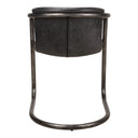 Freeman - Leather Dining Chair (Set of 2) - Onyx Black - Moe's Home Collection - Chair Sets - Elite Enclave Home