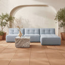 Sunseeker - Outdoor Slipper - Light Blue - Moe's Home Collection - Stationary Sectionals - Elite Enclave Home