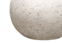 20" Concrete Round Table Lamp With Ivory Drum Shade - Gray - HomeRoots - Table Lamps - Elite Enclave Home