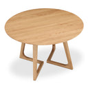 Godenza - Round Dining Table - Light Brown - Moe's Home Collection - Dining Tables - Elite Enclave Home