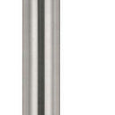 Metal Two Light Cylinder USB Table Lamp With White Drum Shade - Nickel