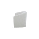 Sandy - Fabric Rolling Dining Chair - Off White - Moe's Home Collection - Arm Chairs - Elite Enclave Home