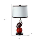 Whimsical Sports Themed Table Lamp - Black